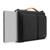 Pancerna Torba Tech-Protect Defender do Laptopa 13 14 cali Wodoodporna (MacBook NEO, Pro, Air 13) Black/Orange